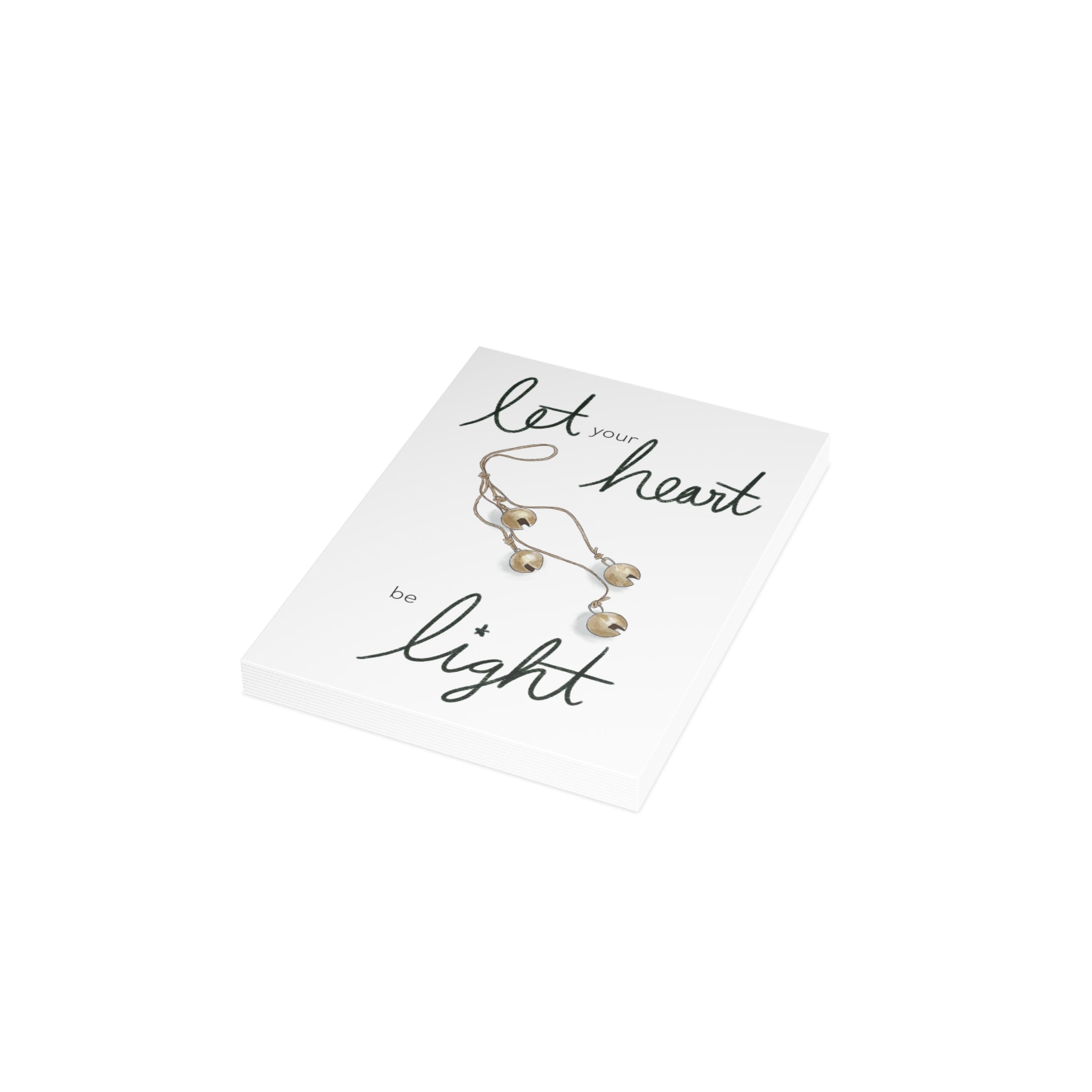 "Let Your Heart Be Light" Greeting Card (1, 10, 30, or 50 pack)