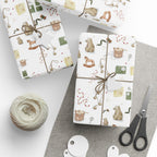 "Jingle Bells & Joy" Illustrated Gift Wrap