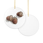 Acorns Ceramic Ornament