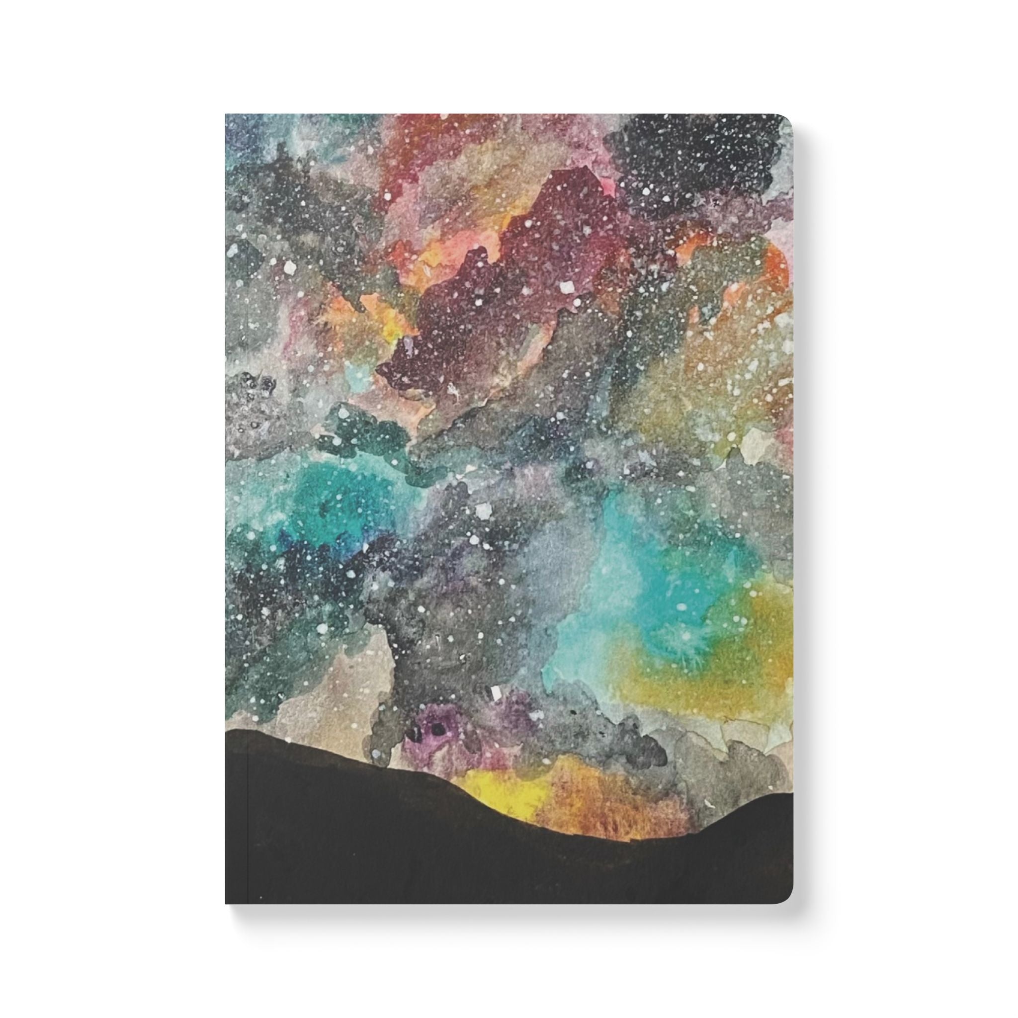 Rainbow Night Sky — Softcover Journal