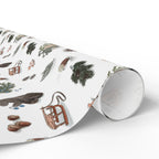 "Evergreen Winter" Illustrated Gift Wrap