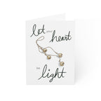 "Let Your Heart Be Light" Greeting Card (1, 10, 30, or 50 pack)