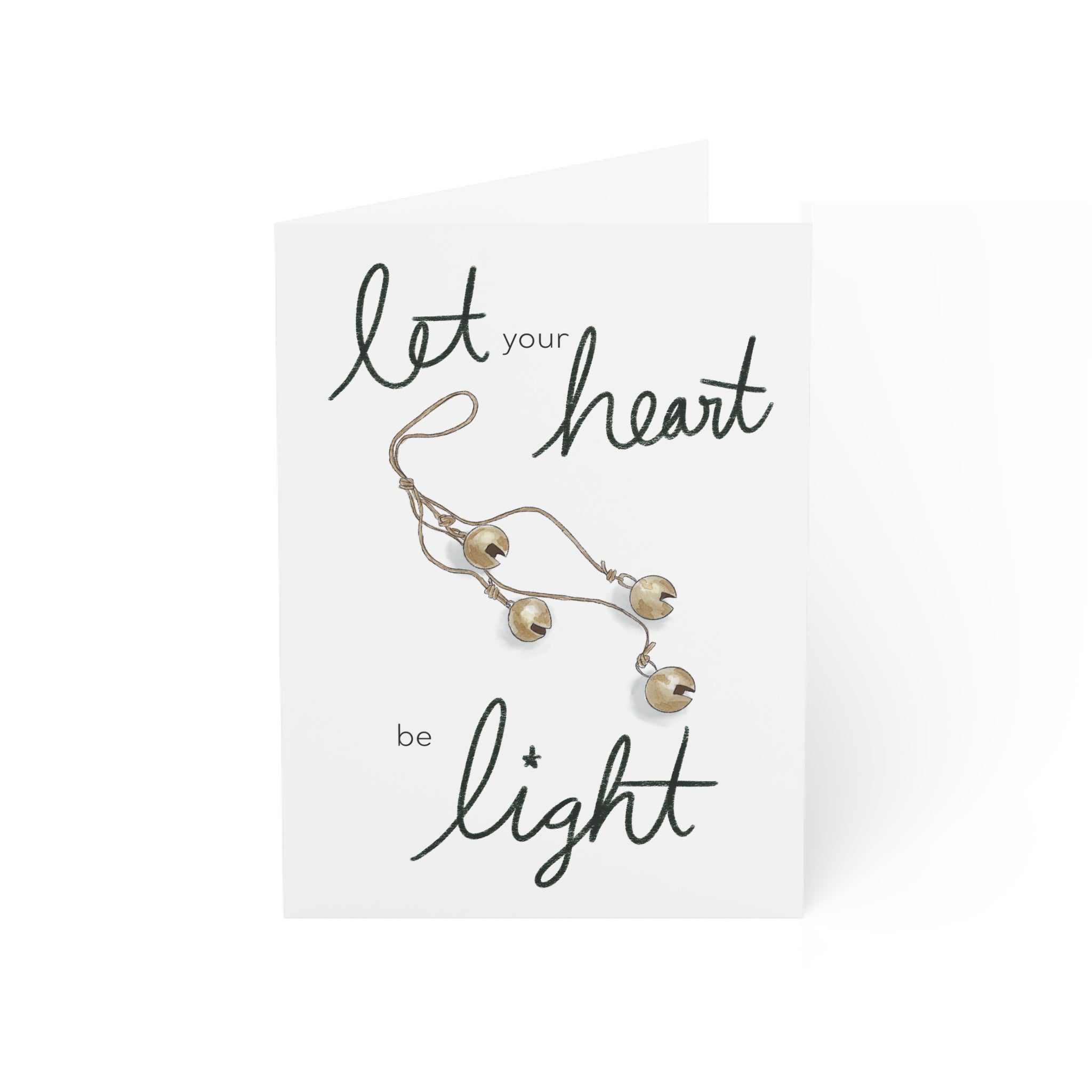 "Let Your Heart Be Light" Greeting Card (1, 10, 30, or 50 pack)
