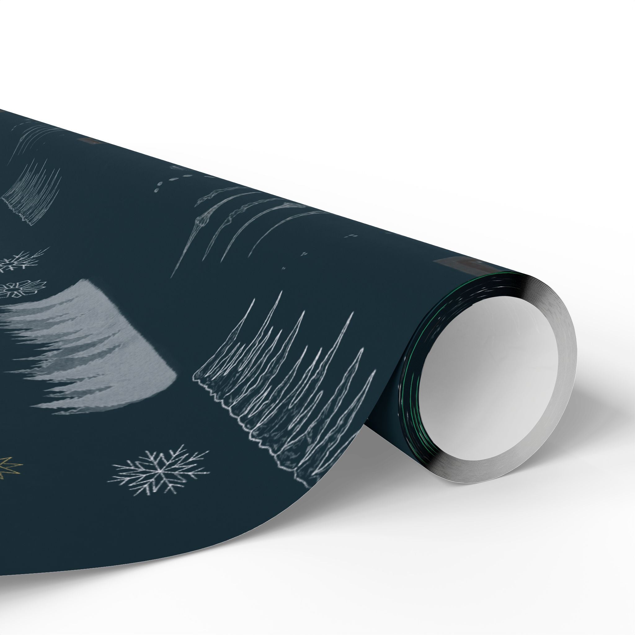 "Snow & Sparkle" Illustrated Gift Wrap