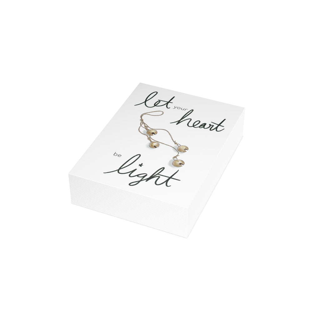 "Let Your Heart Be Light" Greeting Card (1, 10, 30, or 50 pack)