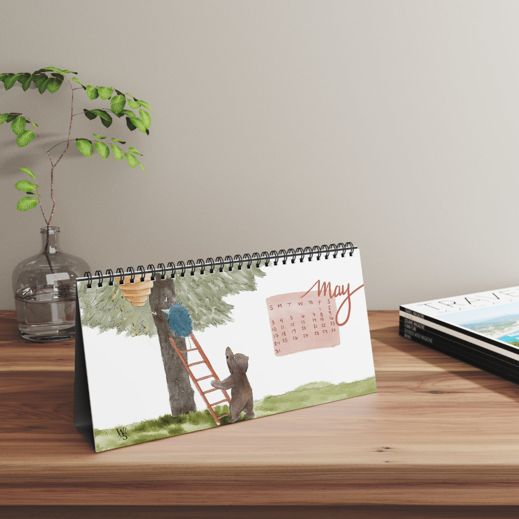 2026 Desktop Calendar - Herald the Hedgehog + Friends