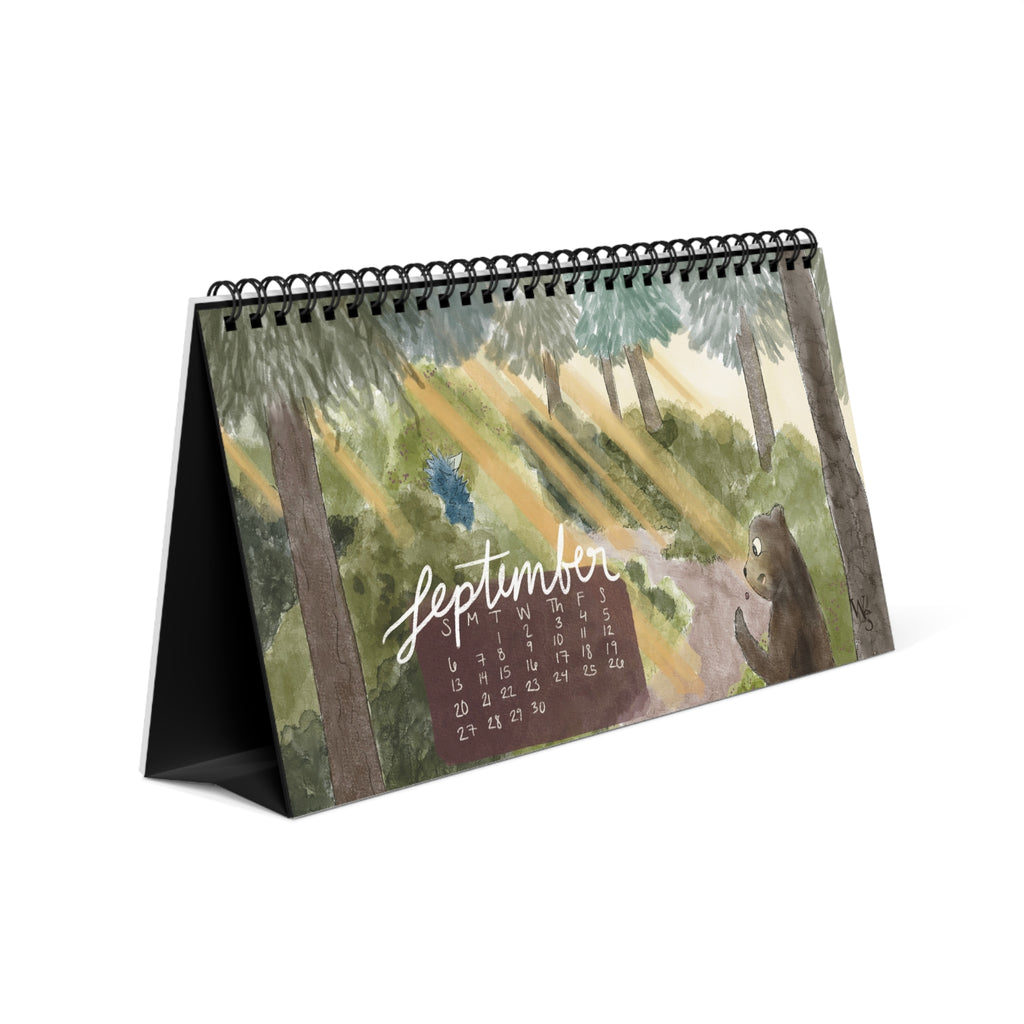 2026 Desktop Calendar - Herald the Hedgehog + Friends