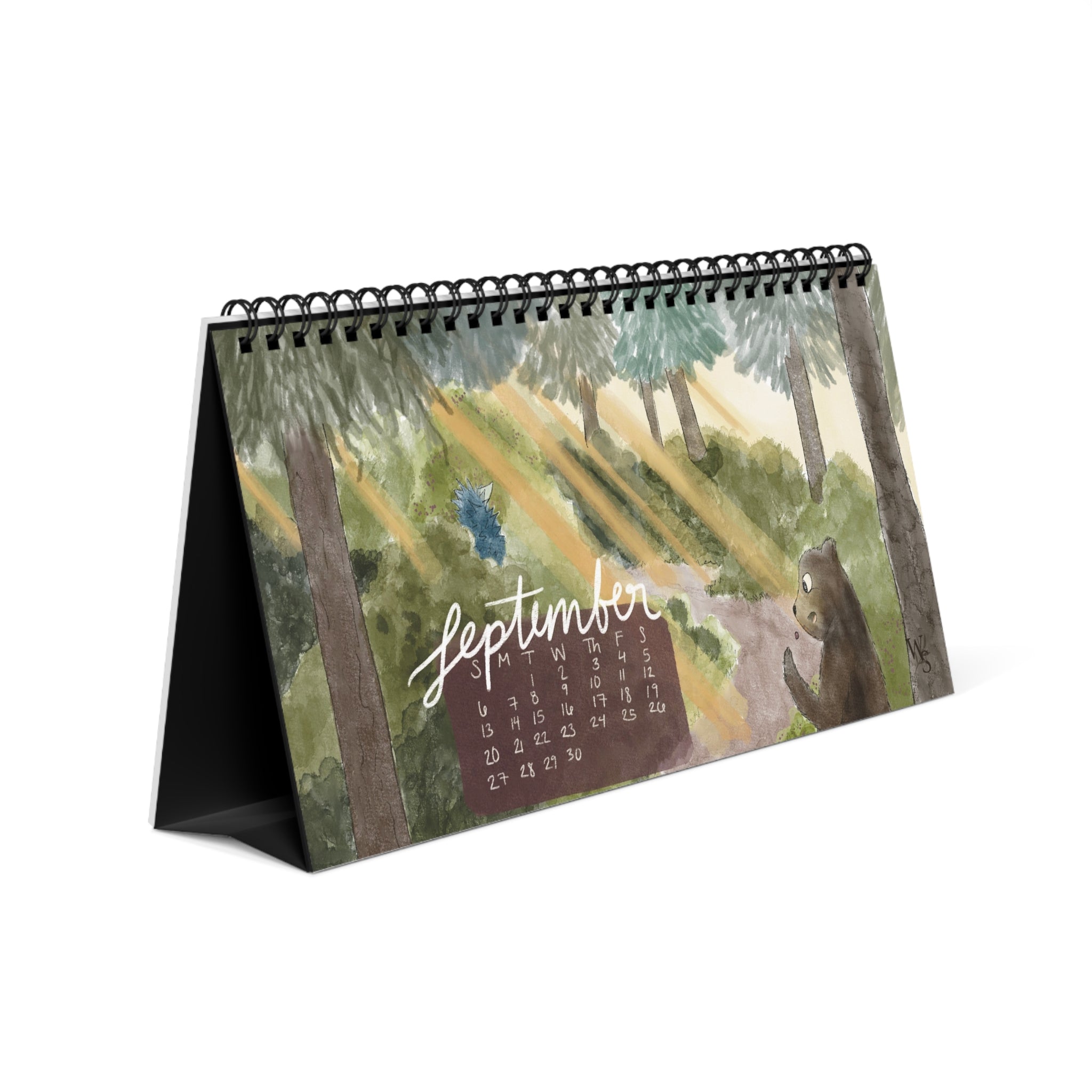 2026 Desktop Calendar - Herald the Hedgehog + Friends