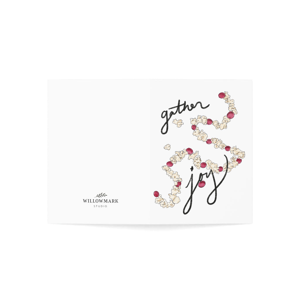 "Gather Joy" Greeting Card (1, 10, 30, or 50 pack)