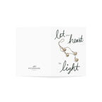 "Let Your Heart Be Light" Greeting Card (1, 10, 30, or 50 pack)