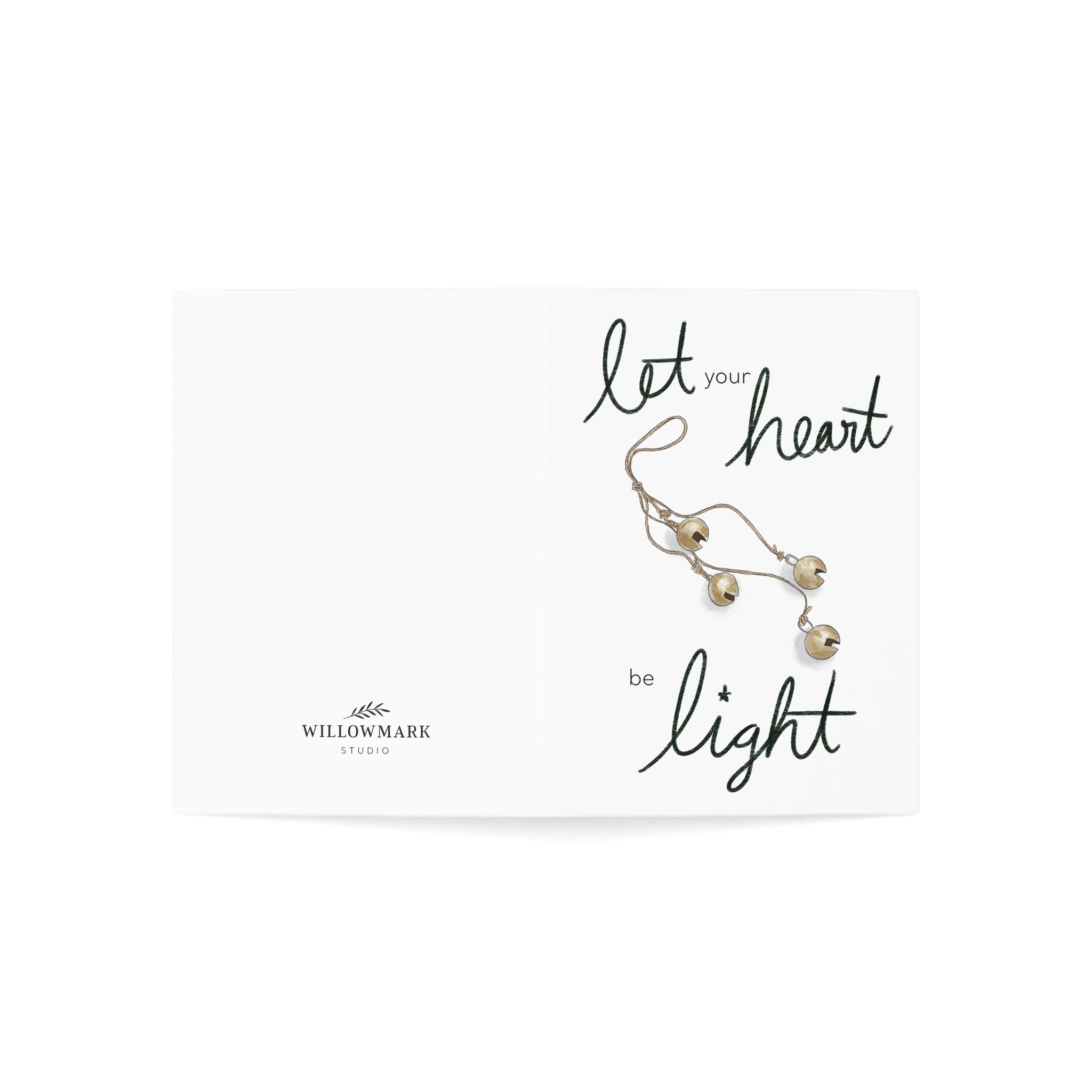 "Let Your Heart Be Light" Greeting Card (1, 10, 30, or 50 pack)