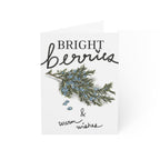 "Bright Berries and Warm Wishes" Greeting Card (1, 10, 30, or 50 pack)