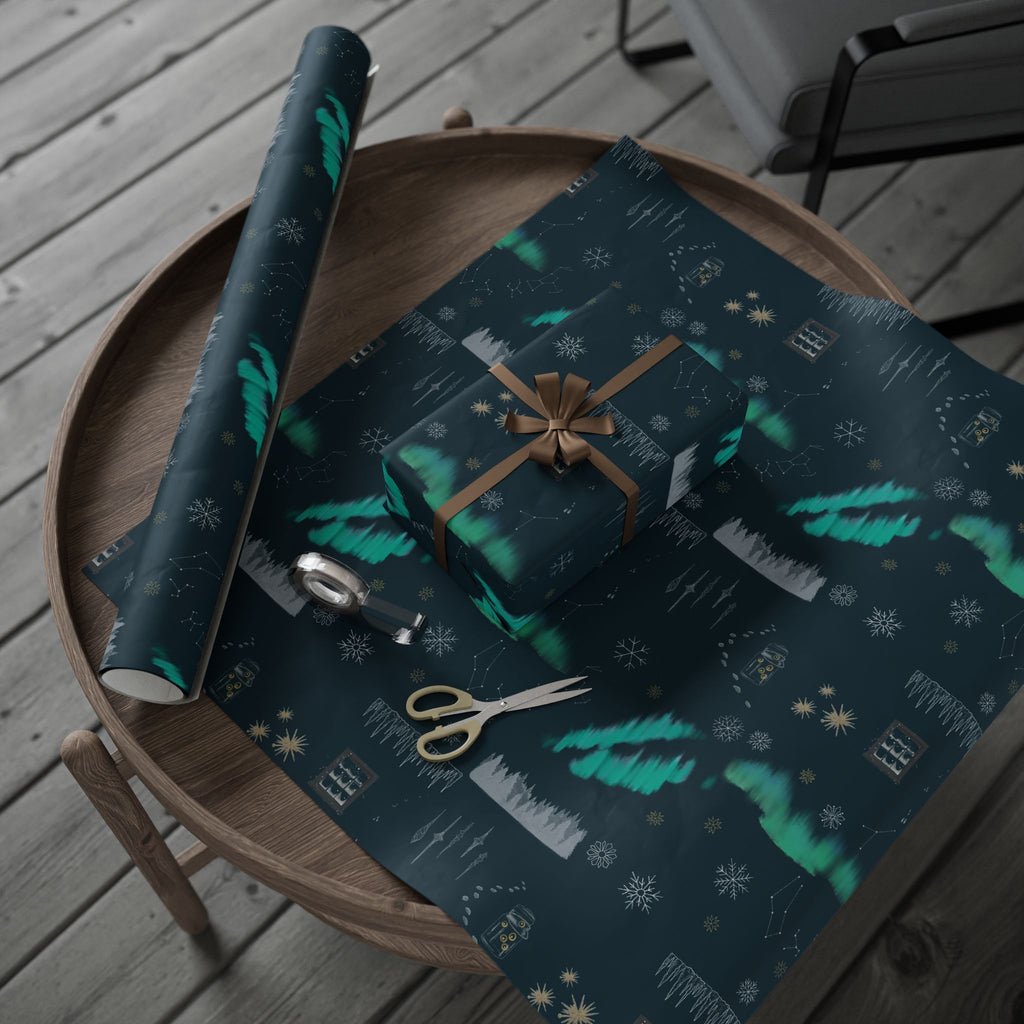 "Snow & Sparkle" Illustrated Gift Wrap