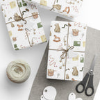"Jingle Bells & Joy" Illustrated Gift Wrap