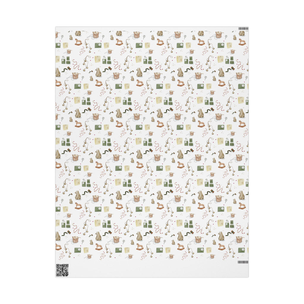 "Jingle Bells & Joy" Illustrated Gift Wrap