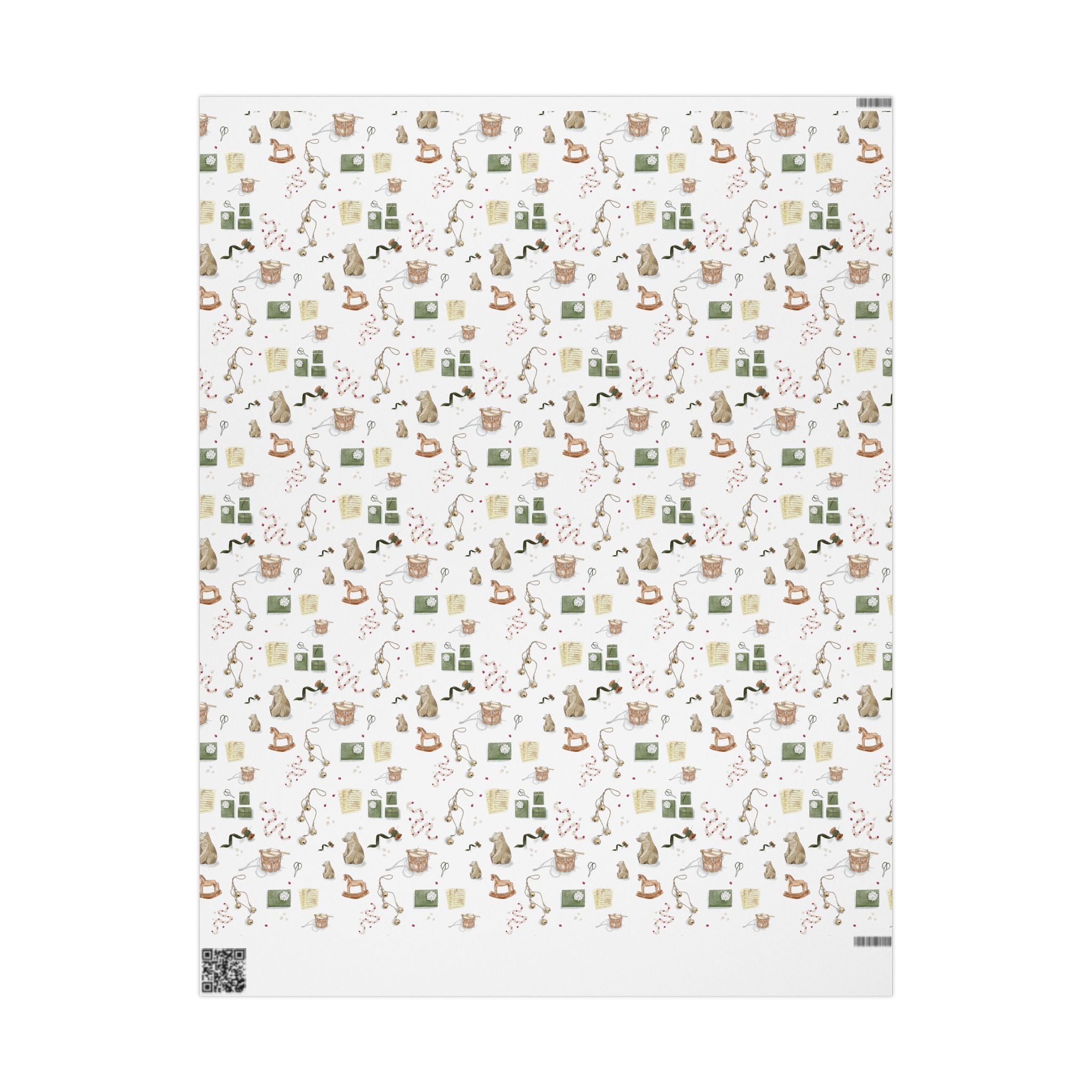 "Jingle Bells & Joy" Illustrated Gift Wrap