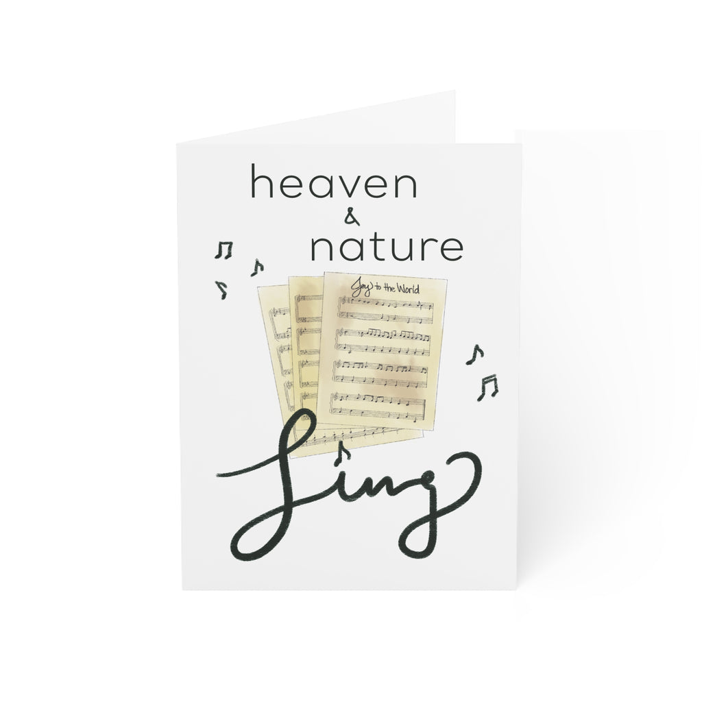 "Heaven and Nature Sing" Greeting Card (1, 10, 30, or 50 pack)