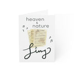 "Heaven and Nature Sing" Greeting Card (1, 10, 30, or 50 pack)