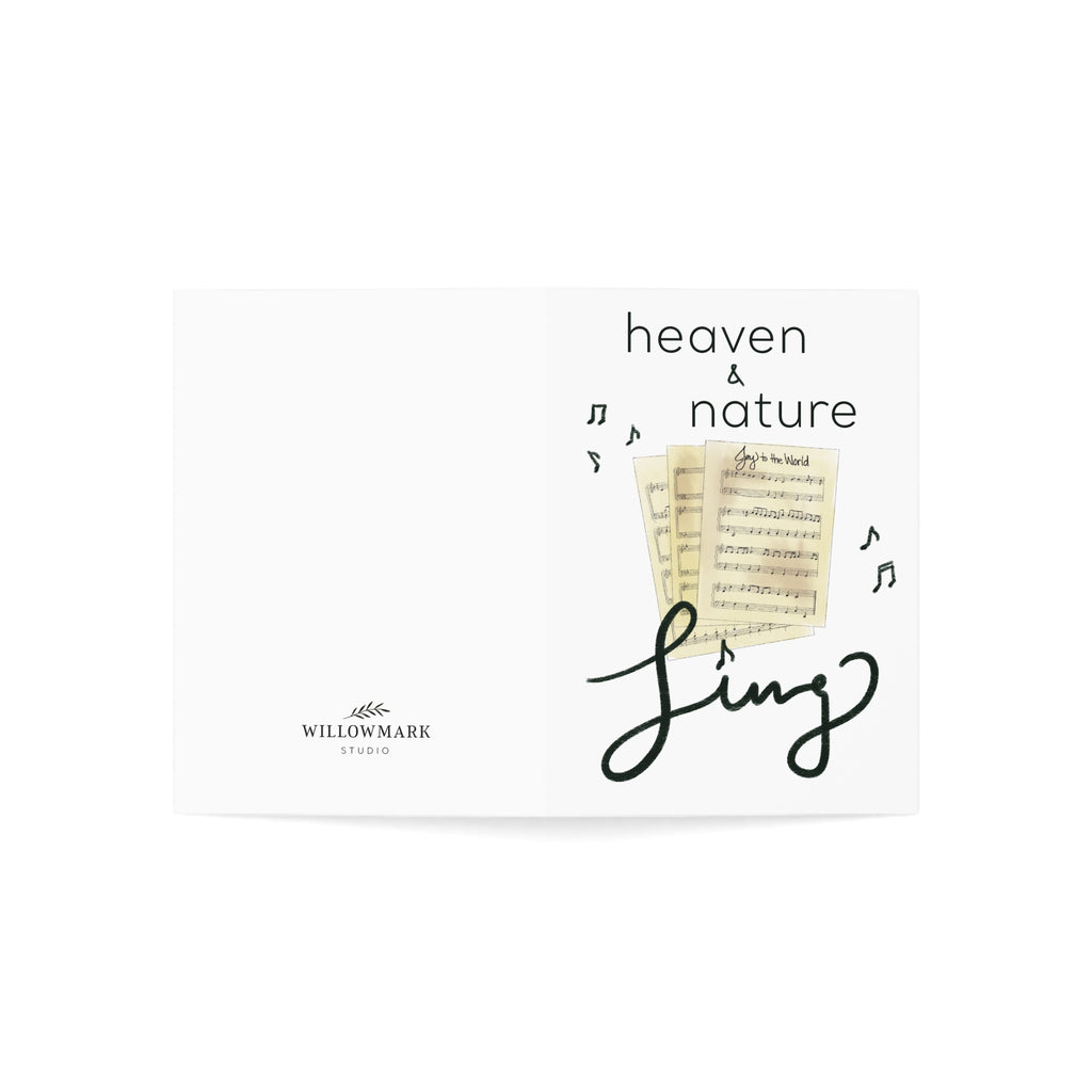 "Heaven and Nature Sing" Greeting Card (1, 10, 30, or 50 pack)