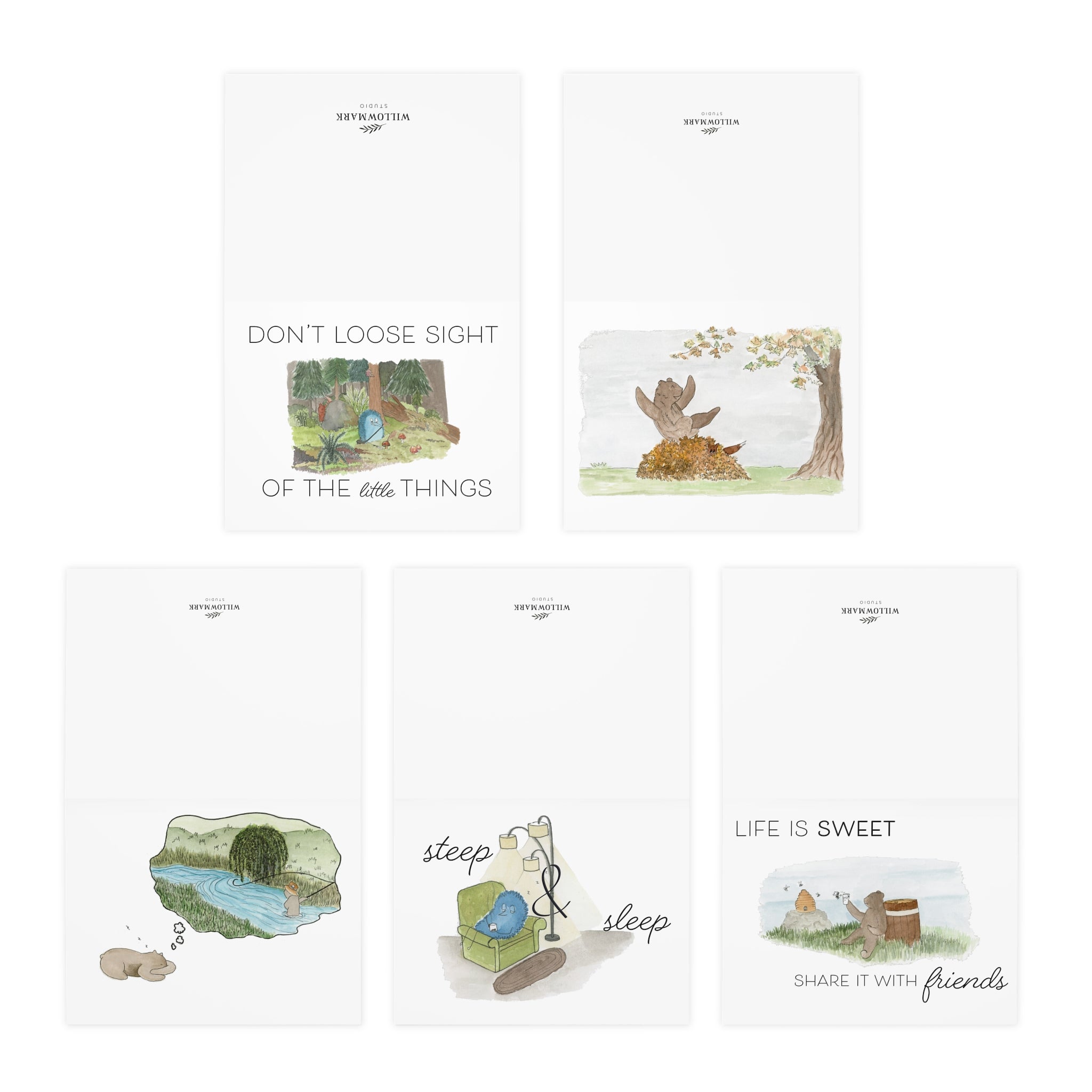 Whimsy In The Woods: A Cozy Card Collection