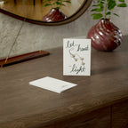 "Let Your Heart Be Light" Greeting Card (1, 10, 30, or 50 pack)