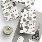 "Evergreen Winter" Illustrated Gift Wrap