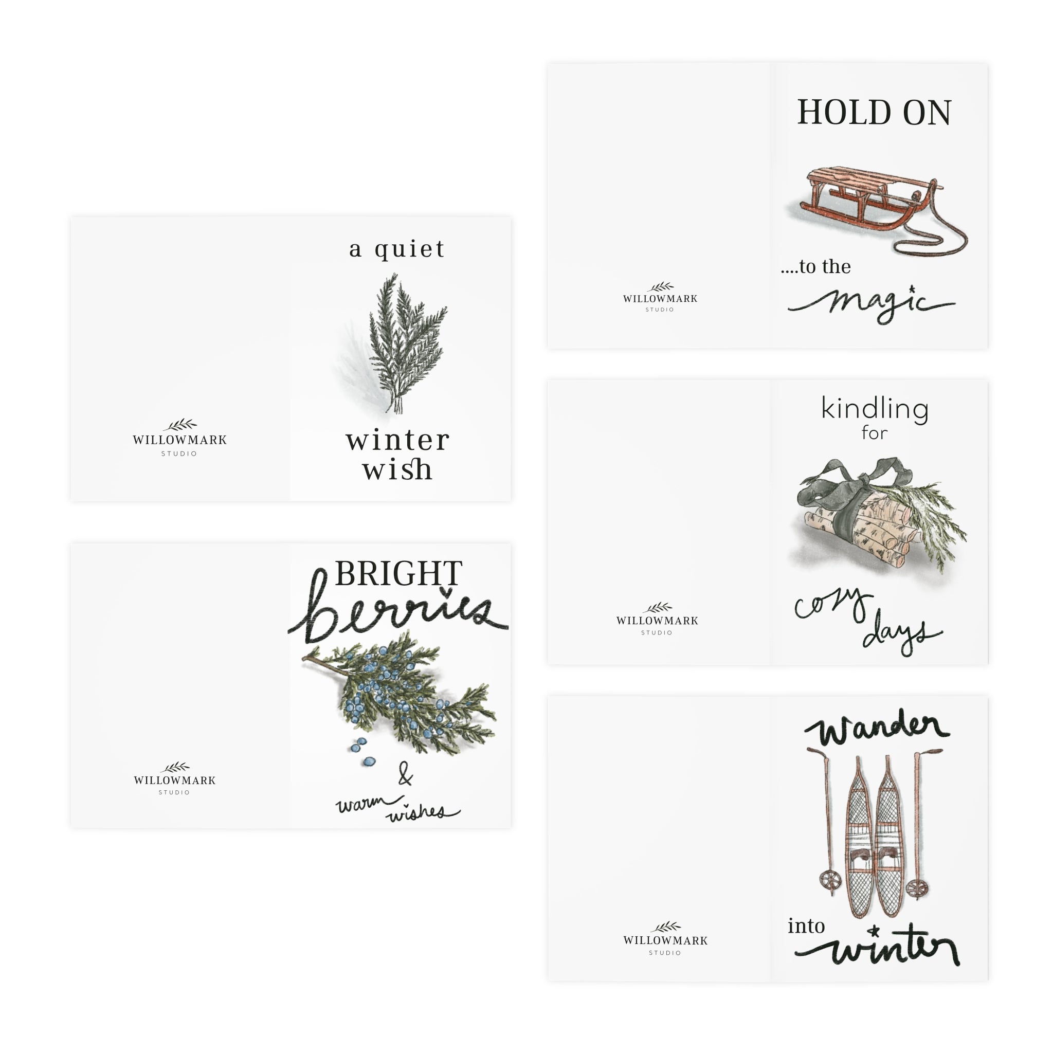 Evergreen Winter - Greeting Card Collection